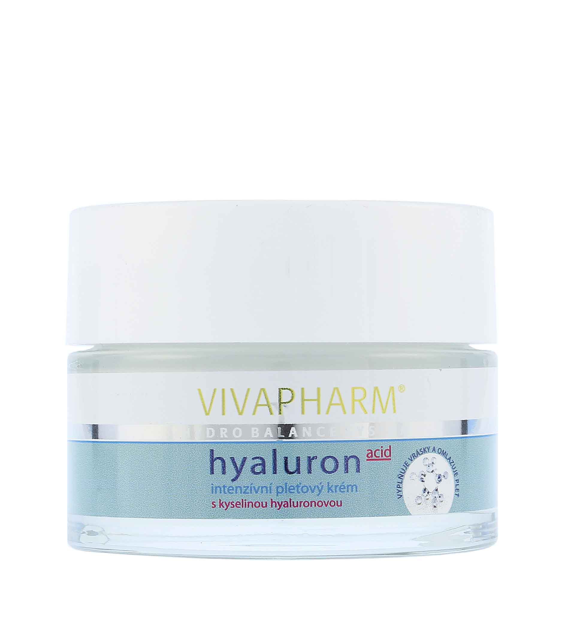 VivaPharm Hyaluron intensyvus veido kremas su hialurono rūgštimi 50 ml