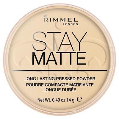 Rimmel Stay Matte Long Lasting Pressed Powder matinis pudra 14 g 001 Transparent