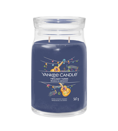 Yankee Candle Twilight Tunes paraksts svece liela 567 g