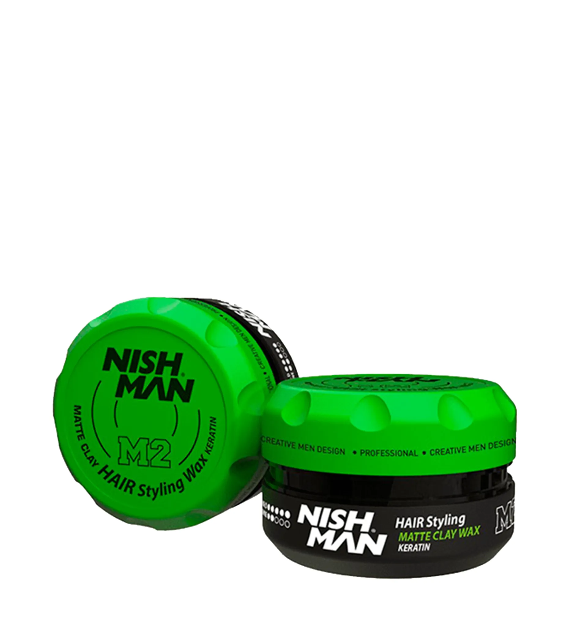 NISHMAN Matte Clay Hair Styling Wax Keratin M2 132g