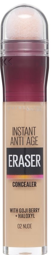 Maybelline Instant Age Rewind šķidrais korektors ar sūkļa aplikatoru 6,8 ml 02 Nude