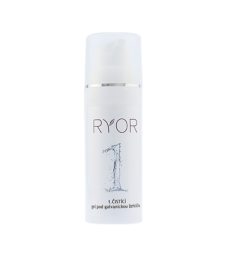 RYOR Professional Skin Care tīrīšanas gēls zem galvaniskā dzelzs 50 ml