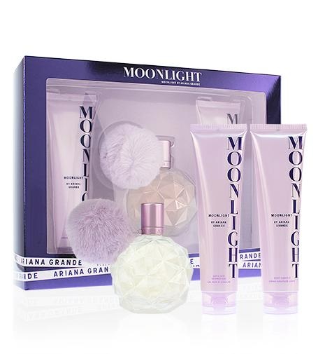 Ariana Grande Moonlight Eau de Parfum sievietēm 100 ml + ķermeņa soufflé 100 ml + dušas želeja 100 ml dāvanu komplekts