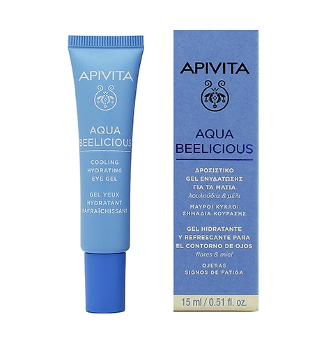 Apivita Aqua Beelicious Atsvaidzinošs Mitrinošs Acu Gels 15ml