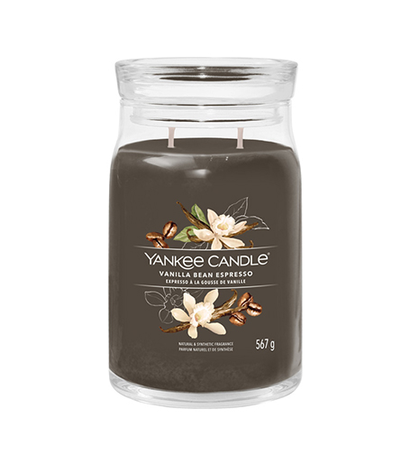 Yankee Candle Signature Vanilla Bean Espresso kvapni žvakė 567 g