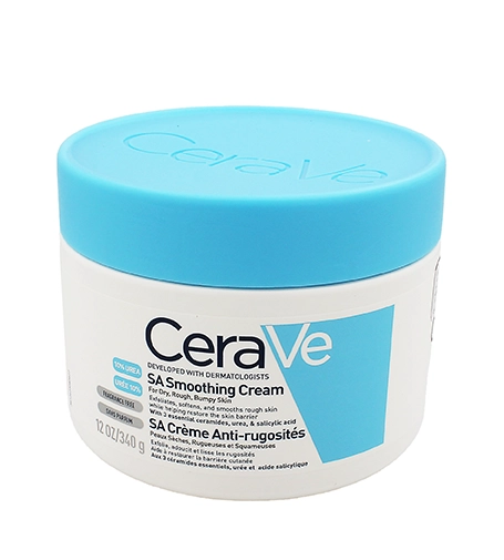 CeraVe SA Smoothing Cream pehmentävä voide kuivalle, karhealle iholle, epätasaiselle pinnalle 340 ml