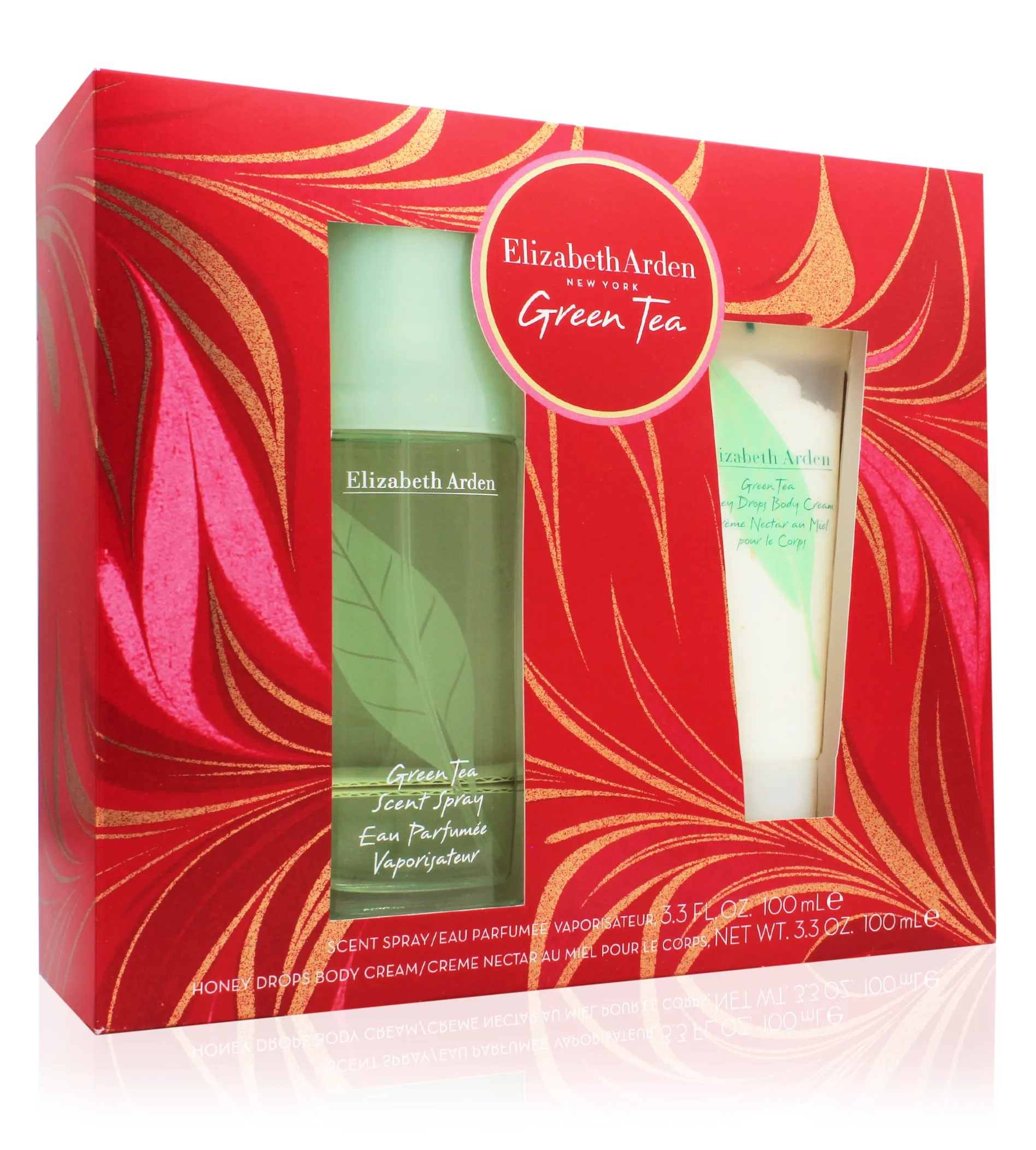 Elizabeth Arden Green Tea Eau de Parfum sievietēm 100 ml + ķermeņa krēms Honey Drops 100 ml dāvanu komplekts