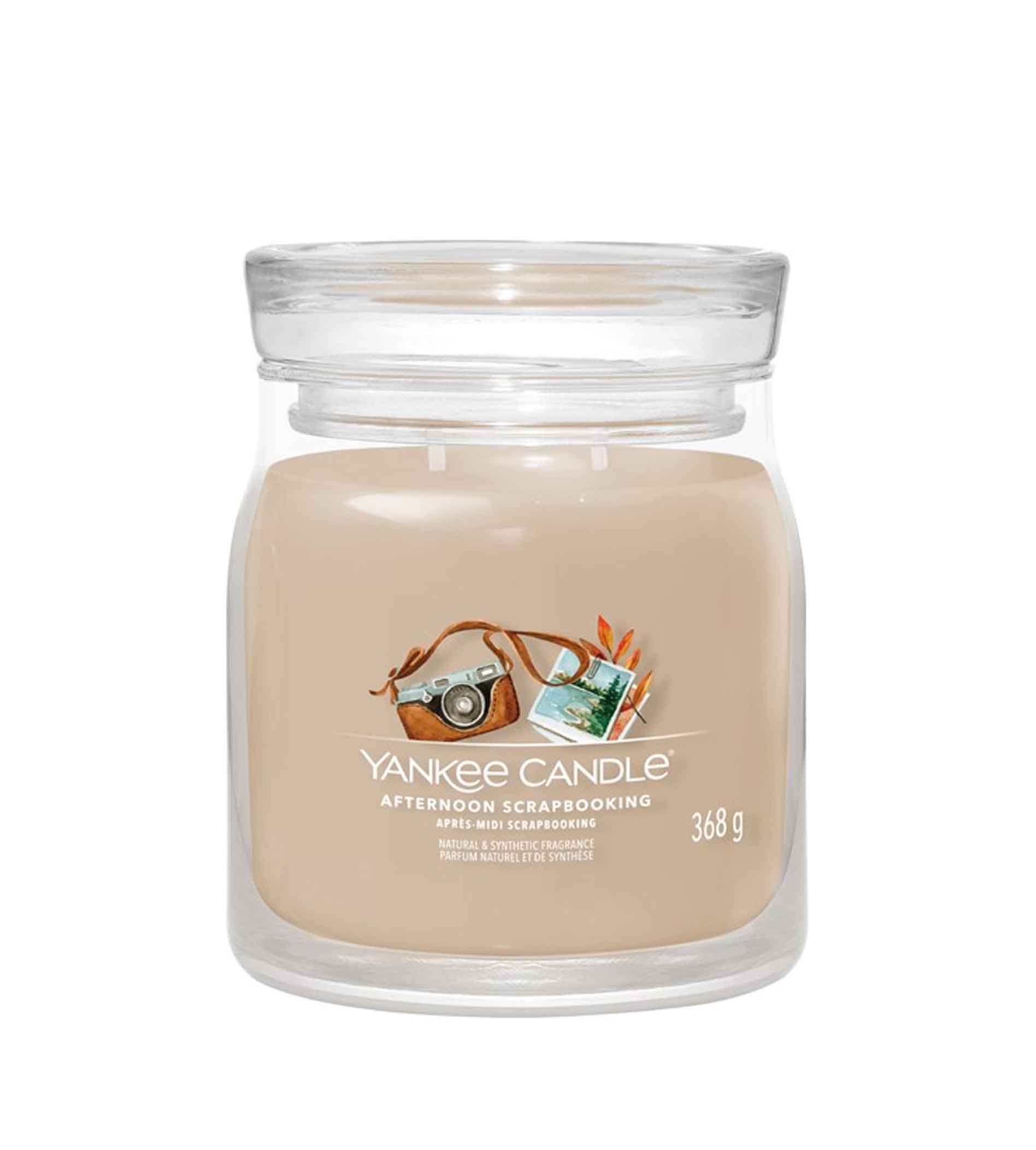 Yankee Candle Popietės Scrapbooking Parašo Žvakė Vidutinė 368g