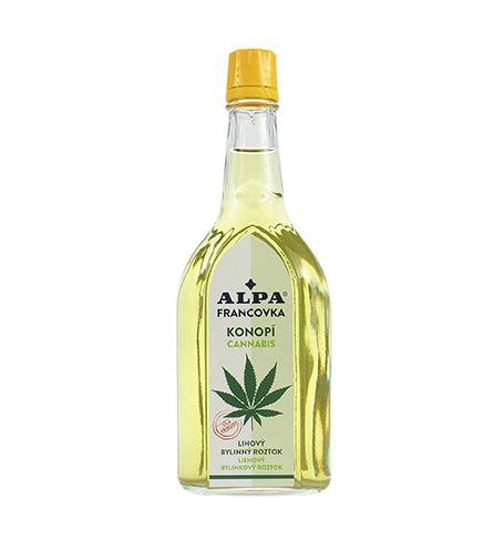 Alpa Francovka Cannabis Alkohola Saturošs Augu Risinājums 160ml