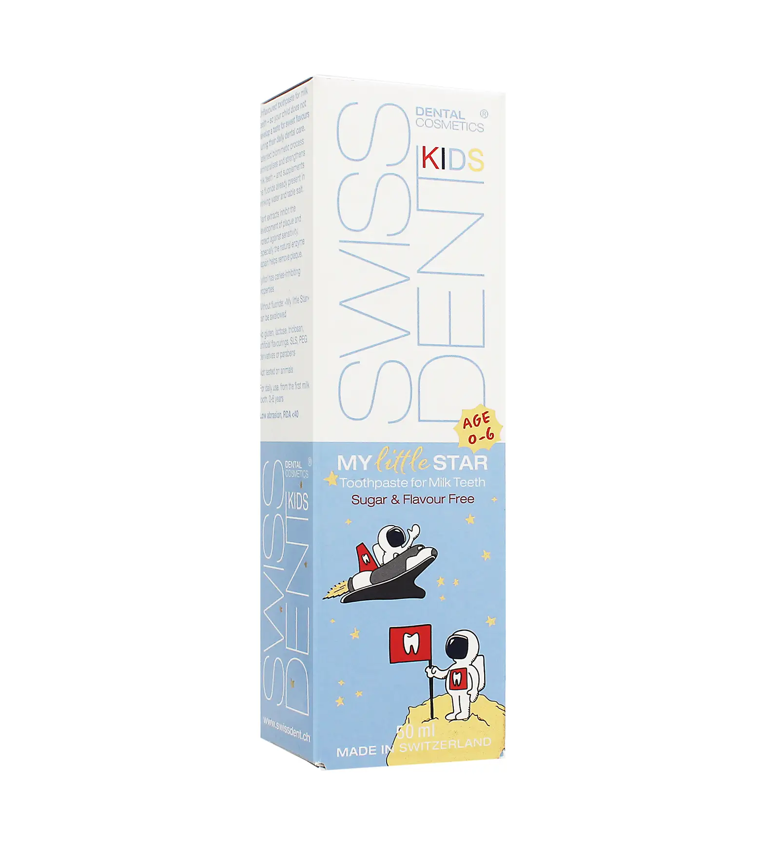 Swissdent KIDS My Little Star Hammastahna Maitohampaille 50ml