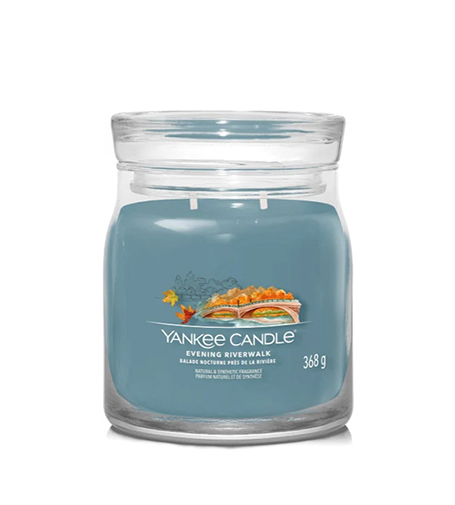 Yankee Candle Evening Riverwalk signature kynttilä keskikokoinen 368 g
