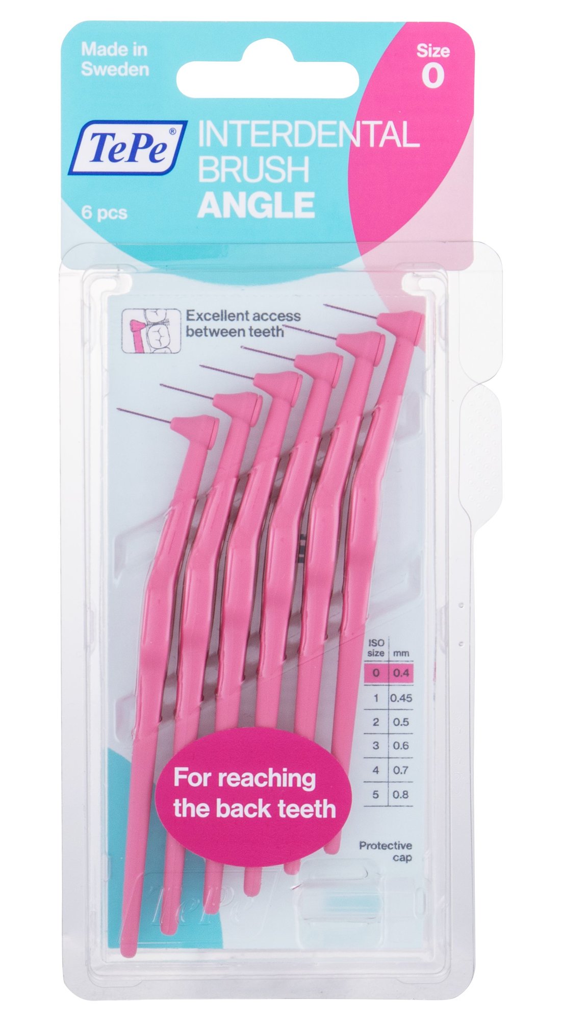 TePe Angle interdental harjad 0,4mm 6 tk