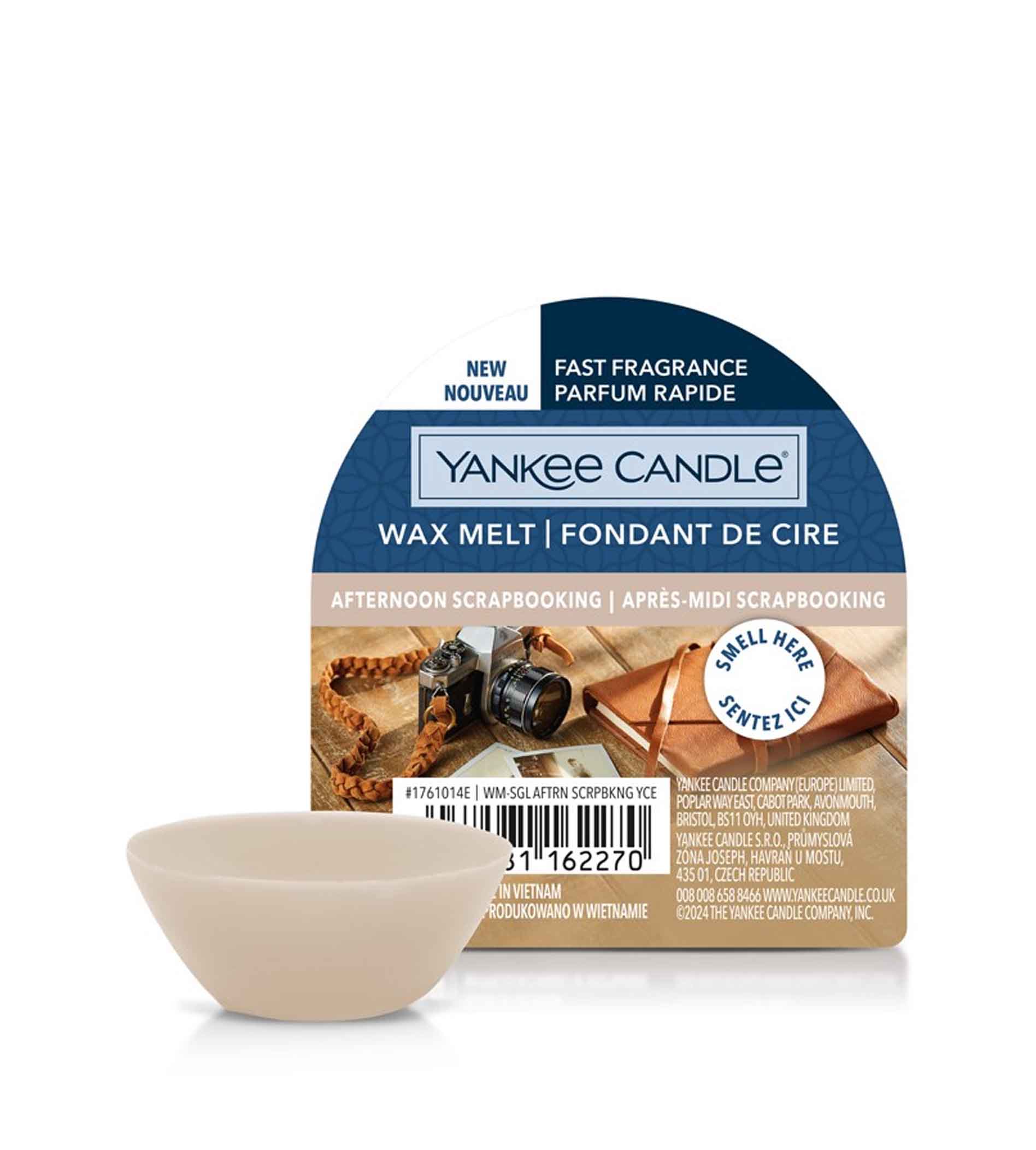 Yankee Candle Pēcpusdienas Scrapbooking Vaska Izkausēšana 22g