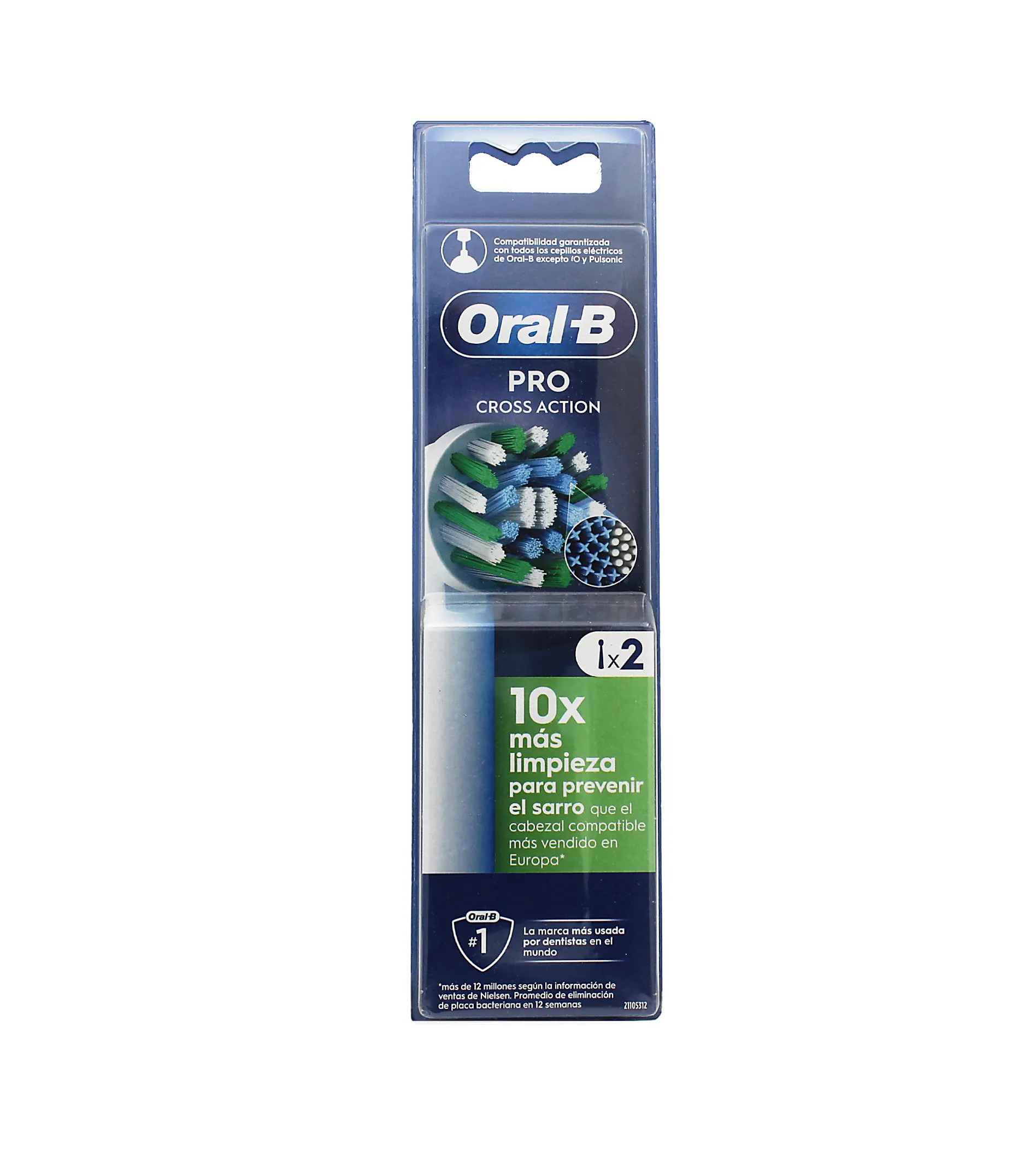 Oral-B Pro Cross Action Hambaharja Pead 2tk