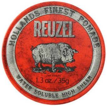 Reuzel Styling Red Pomade Water Soluble pomada plaukams su vidutiniu fiksavimu ir aukštu blizgesiu vyrams 35g