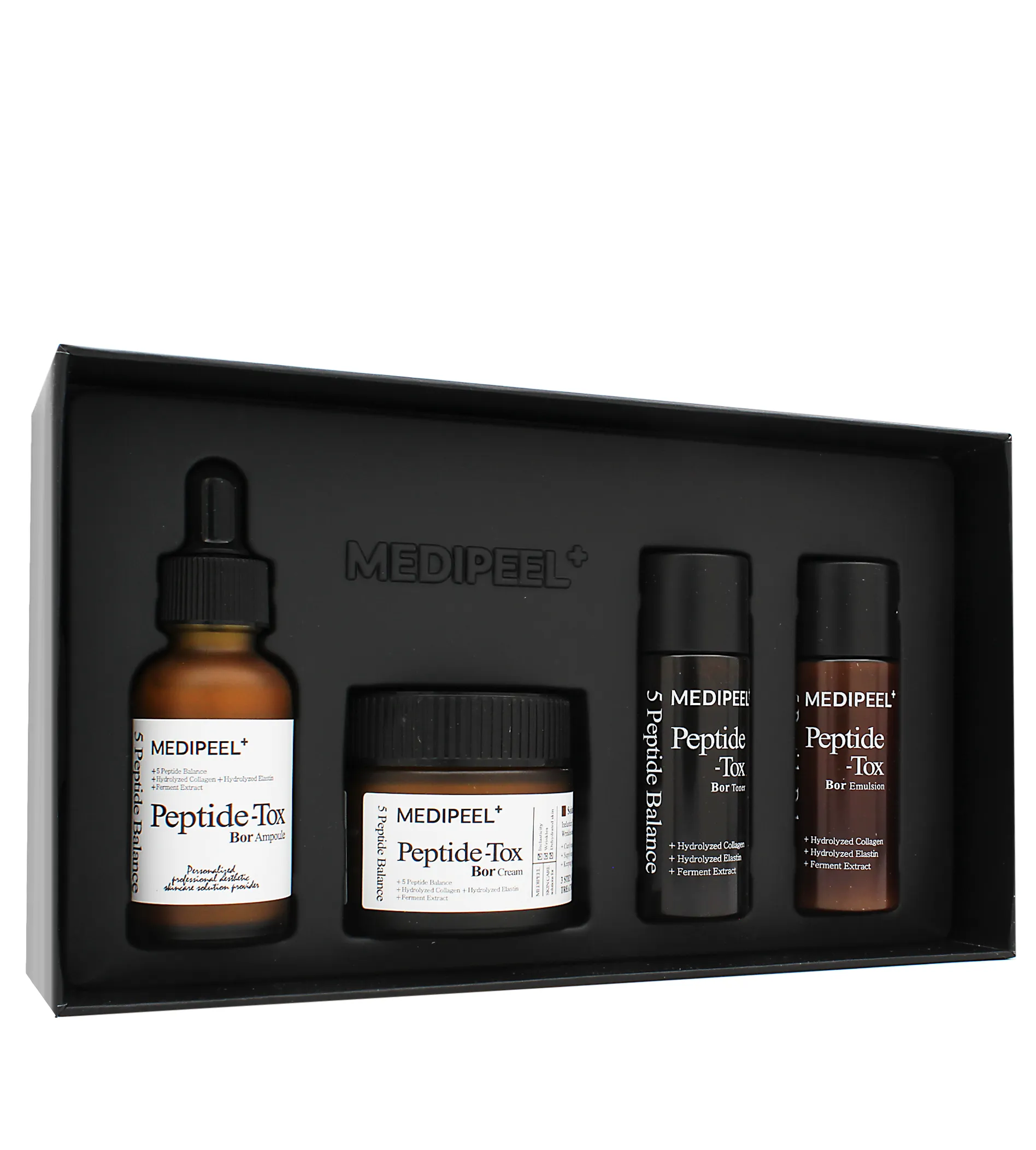 Medi-Peel PeptideTox MultiCare Rinkinys (Toner 30ml + Emulsija 30ml + Ampulė 30ml + Kremas 50g)