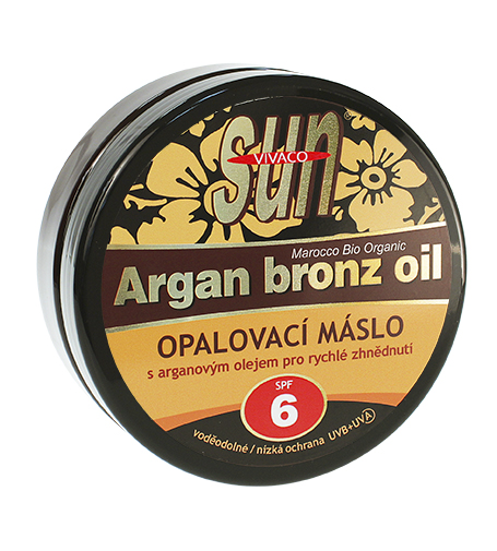Vivaco SUN Argan Bronz Oil päevitusvõie orgaanilise argani õliga spf 6 200 ml