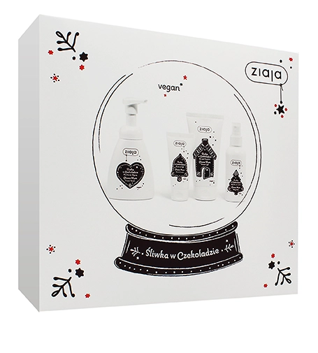 Ziaja Choco Plum DĀVANU KOMPLEKTS (SG 160ml + Putu mazgāšana 250ml + Roku krēms 50ml + Mist 100ml)