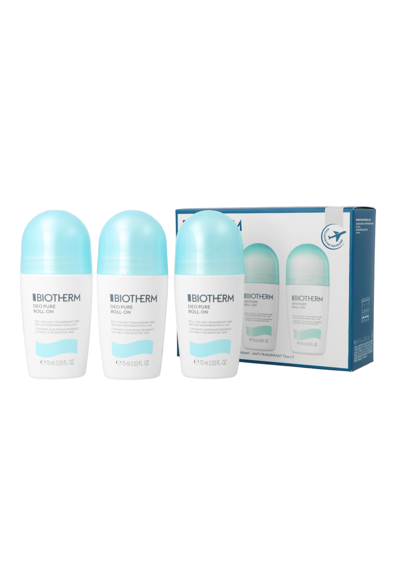 Set Biotherm Deo Pure Trio Woman 3x75ml by Biotherm