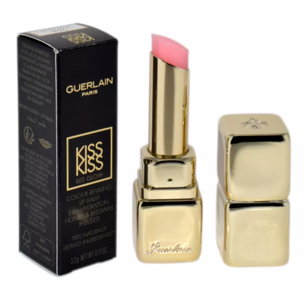Guerlain KissKiss Bee Glow Sävyttävä Huulivoide 258 Rose 3,2g