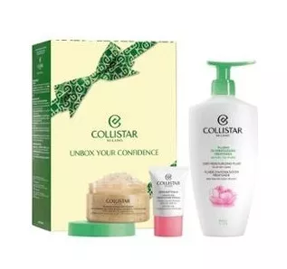 Set Collistar Atveriet savu pārliecību Fluid Moisturizing 400ml + Scrub 150g + Gel Cream 15ml