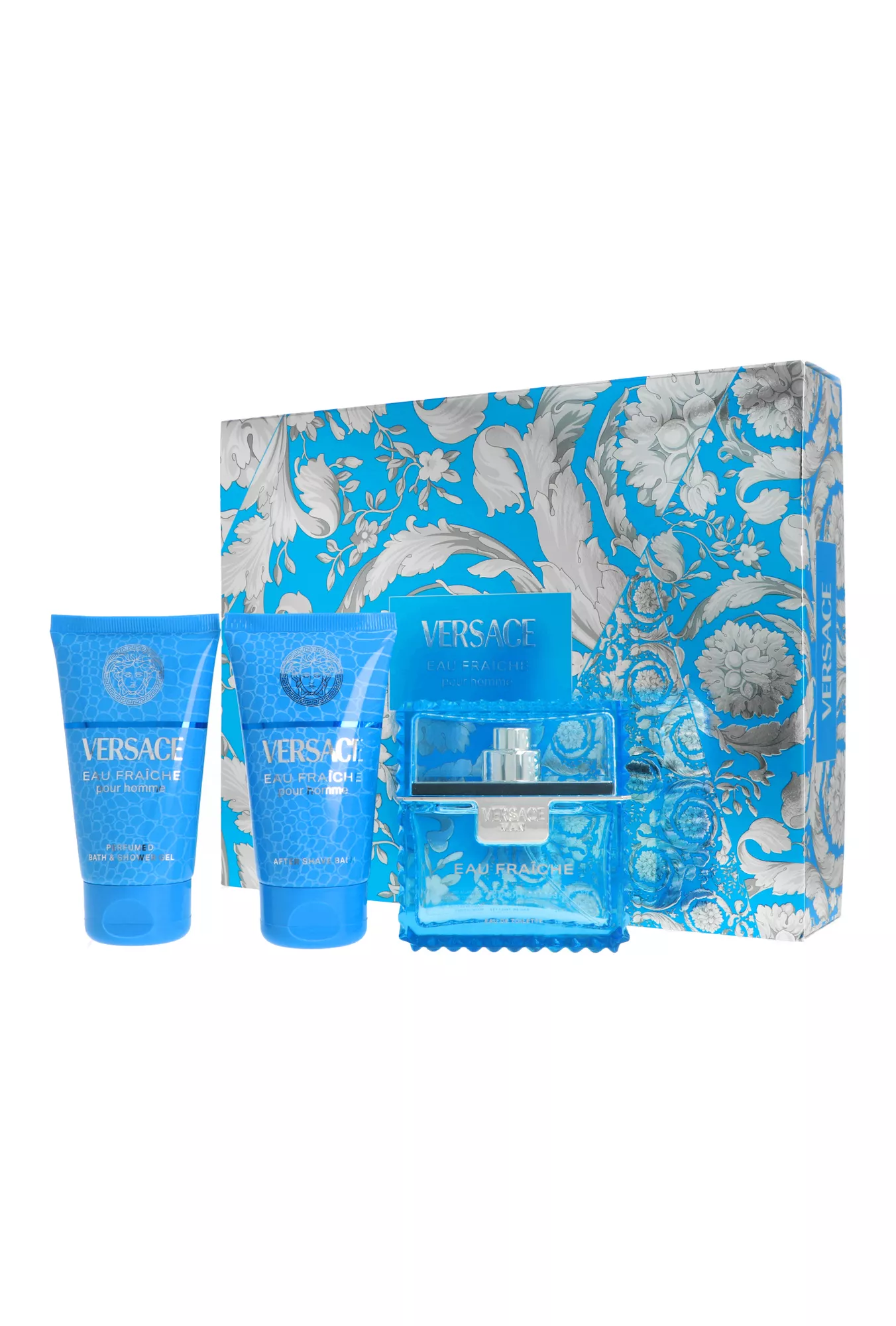 Set Versace Man Eau Fraiche EDT 50ml + Dušo Gelis 50ml + Po Skustuvo Balzamas 50ml