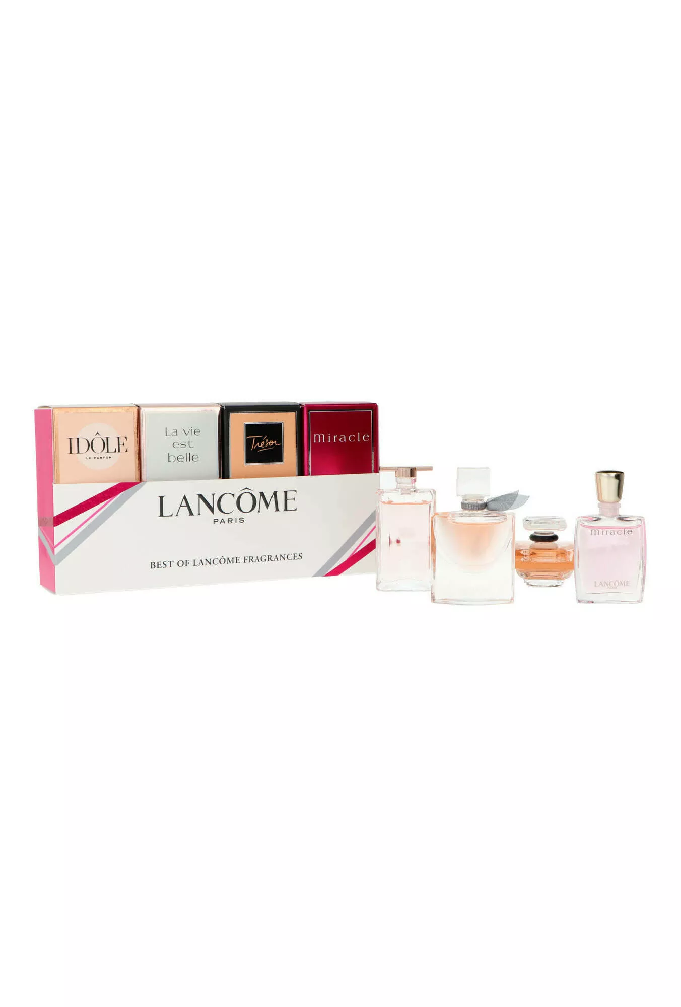 Set Lancome Miniatuurit Parhaat Lancome Tuoksut: Tresor EDP 7,5ml + Idole EDP 5ml + La Vie Est Belle EDP 4ml + Miracle EDP 5ml