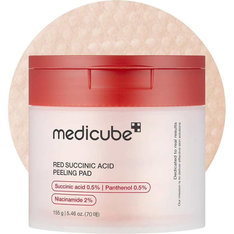 Medicube Red Succinic Acid Peeling Pad 70pc by Medicube