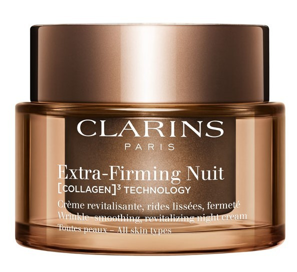 Clarins Extra Firming Nuit Collagen Wrinkle Smoothing Revitalizing Night Cream All Skin Types 50ml by Clarins