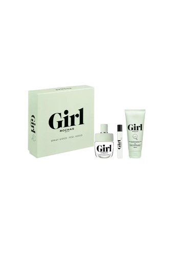 Set Rochas Girl Edt 100ml + Travel Spray 7,5 ml + Body Lotion 100ml by Rochas