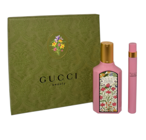 Set Gucci Flora gorgeous gardenia Edp 50ml + Travel Spray 10ml by Gucci