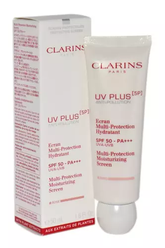 Clarins Uv Plus Multi-Protection Moisturizing Screen Spf50 Rose Cream 50ml by Clarins