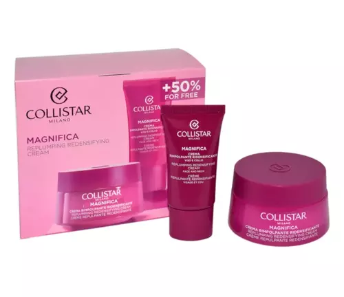 Set Collistar Magnifica Replumping Redensifying Cream 50ml + Remplumping Redensifying Cream Face And Neck 25ml by Collistar