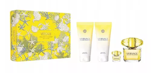Set Versace Yellow Diamond Edt 90ml + Shower Gel 100ml + Body Lotion 100ml + Edt 5ml by Versace