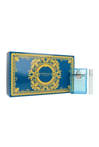 Set Versace Man Eau Fraiche Edt 100ml + Edt 10ml + Pouch by Versace