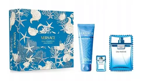 Set Versace Eau Fraiche Edt 100ml + Shower Gel 150ml + Edt 5ml by Versace