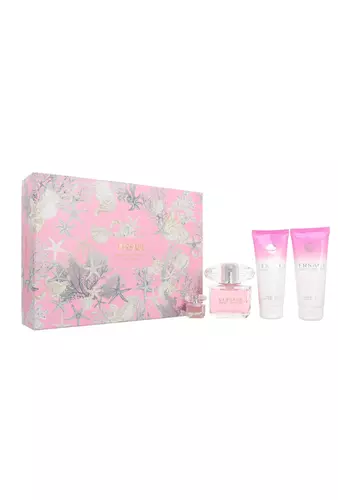 Set Versace Bright Crystal Edt 90ml + Shower Gel 100ml + Body Lotion 100ml + Edt 5ml by Versace