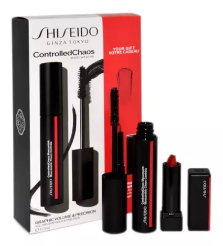 Set Shiseido Mascaraink 11,5ml + Mini Modern Matte Lipstick 2,5g by Shiseido