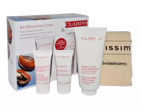 Set Clarins Body Lotion 200ml + Exfoliating Body Scrub 30ml + Body Firming 30ml by Clarins