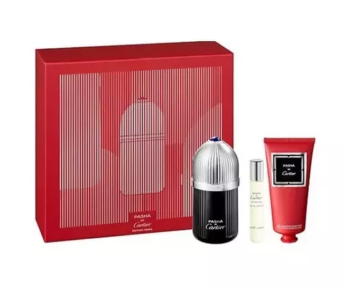 Set Cartier De Pasha Edition Noire Edt 100ml + Edt 10ml + Shower Gel 100ml by Cartier