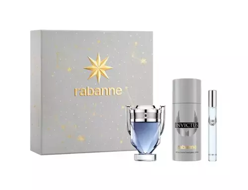 Set Paco Rabanne Invictus Edt 100ml + Deospray 150ml + Edt 10ml by Paco Rabanne