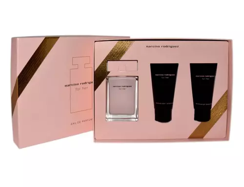 Set Narciso Rodriguez For Her Edp 50ml + Body Lotion 50ml + Shower Gel 50ml by Narciso Rodriguez
