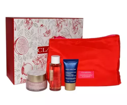 Set Clarins Multi-Active Day Cream 50ml + Multi Active Night Cream 15ml + Cleansing Micellar Water 50ml by Clarins