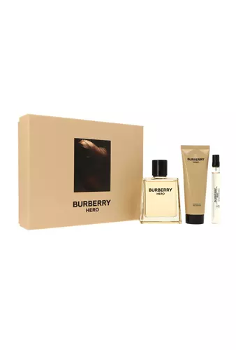 Set Burberry Hero Edt 100ml + Edt 10ml + Shower Gel 75ml by Burberry