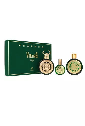 Set Bharara Viking Dubai Edp 100ml + Parfum 30ml + Body Lotion 180ml by Bharara