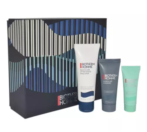 Set Biotherm Homme Basic Line Cleanser 40ml + Aquapower Advanced Gel 20ml + Basics Line After Shave Emulsion 75ml by Biotherm