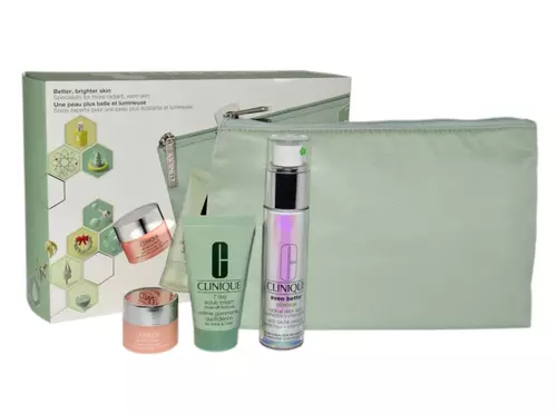 Set Clinique Even Better Clinical Radical Dark Spot Corrector + Interrupter + 7Day Scrub 30ml + All About Eyes 5ml by Clinique