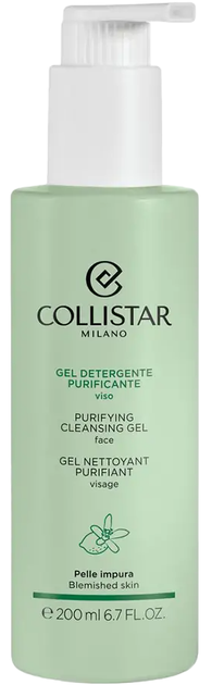 Collistar Purifying Face Cleansing Gel 200ml by Collistar