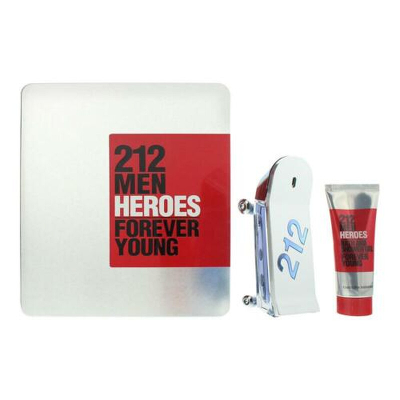 Set Carolina Herrera 212 Heroes Edt 90ml + Shower Gel 100ml by Carolina Herrera