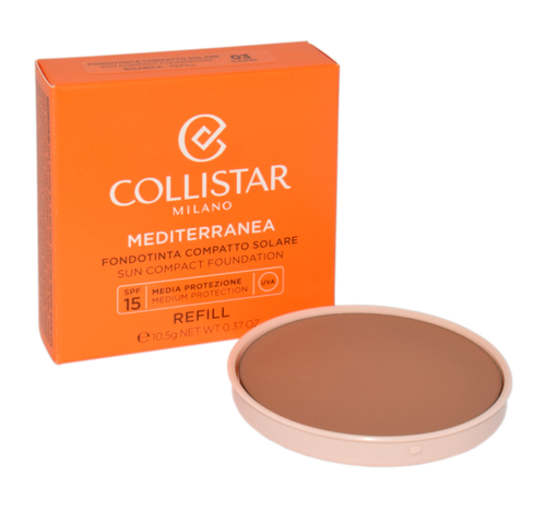 Collistar Mediterranea Sun Compact Foundation Spf15 03 Capri Refill 10,5g by Collistar
